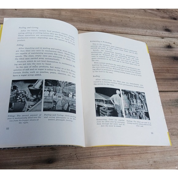 Commercially Canned Foods 1945 High School Manual Booklet Guide - Picture 7 of 10